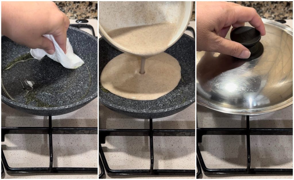 crepes con harina de alforfón