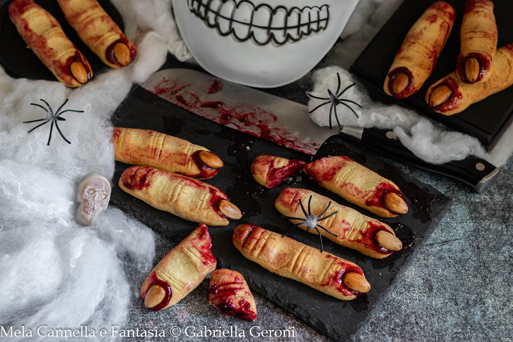 Dedos de bruja galletas Halloween