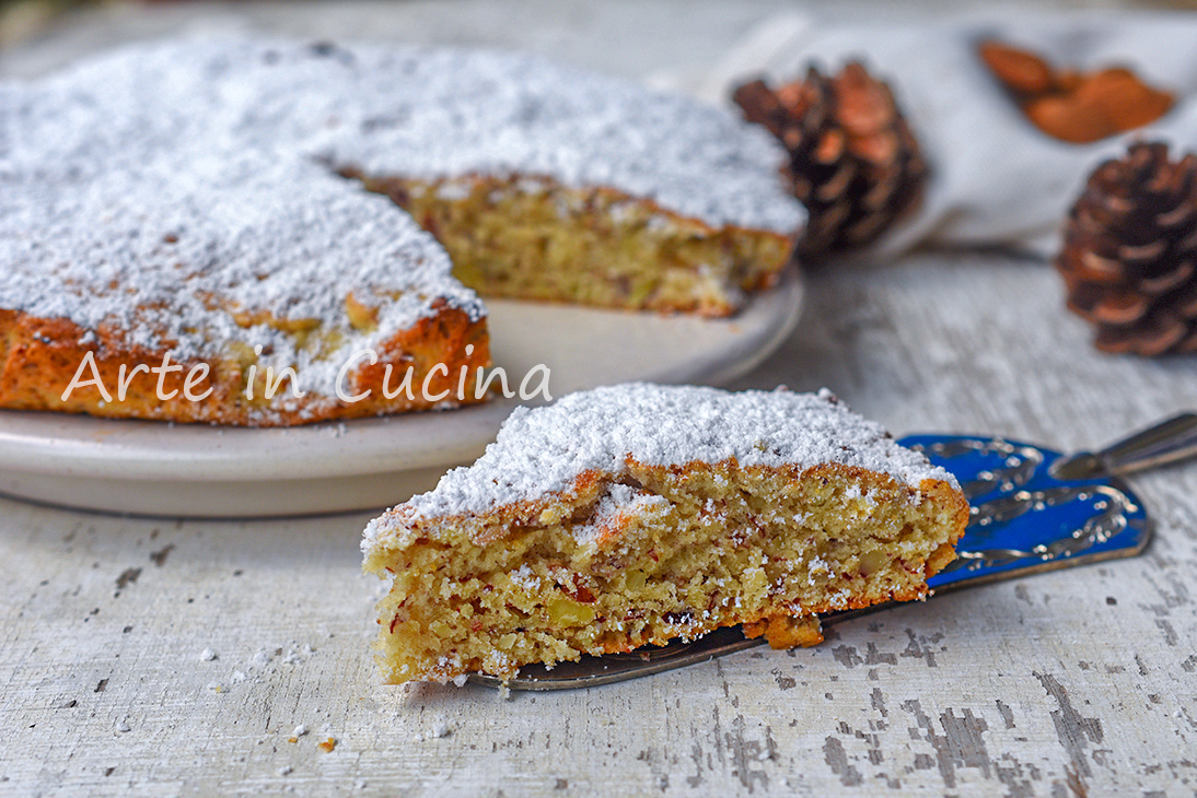 Tarta de almendras sin huevo rápida