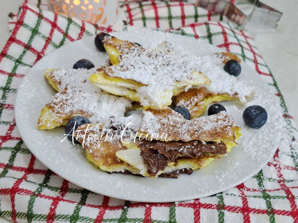 ESTRELLITAS FRENCH TOAST con NUTELLA