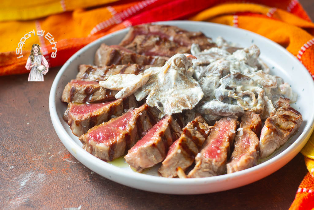 Filete de ternera con setas porcini