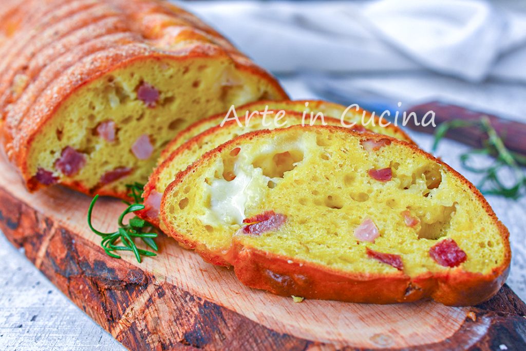 Financier salado rústico para aperitivo rápido plumcake navidad