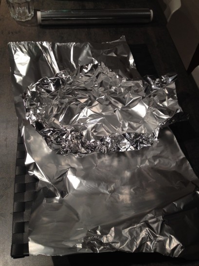 aluminio para cocinar carne