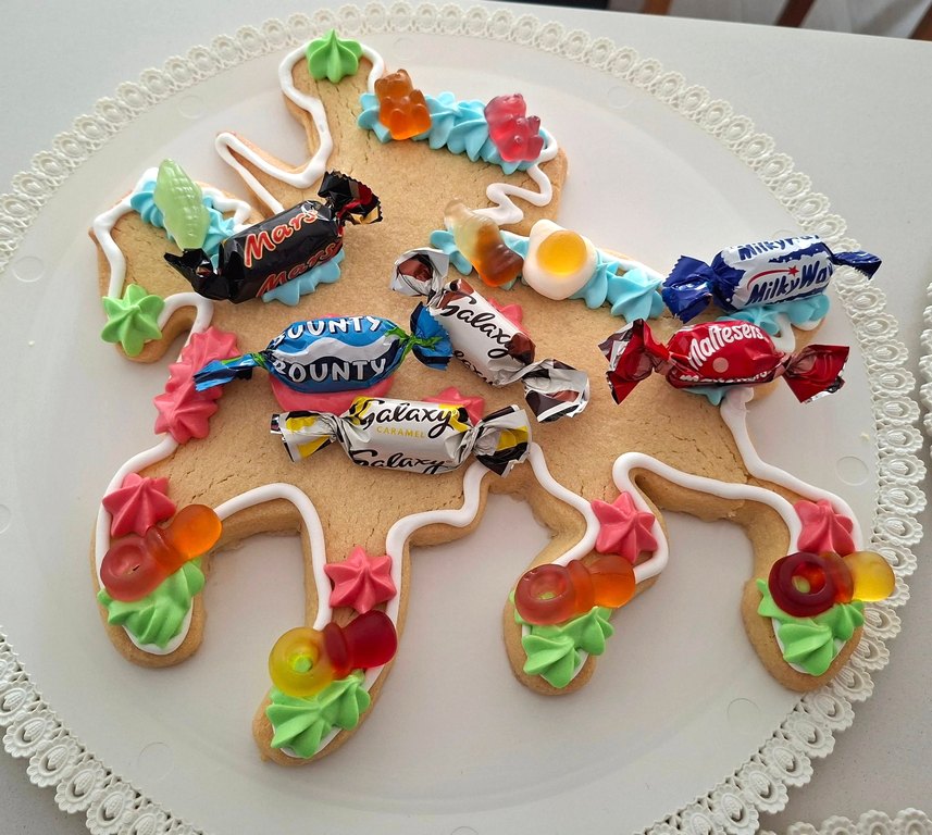 galleta y dibujo caballo San Martín