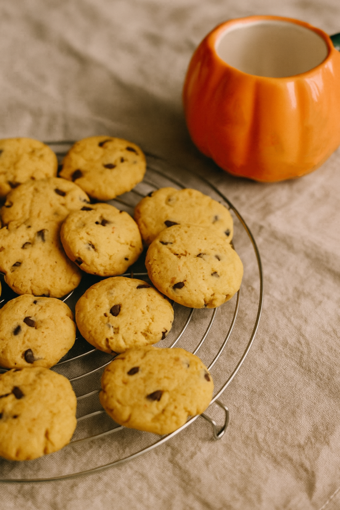 galletas de calabaza y chocolate