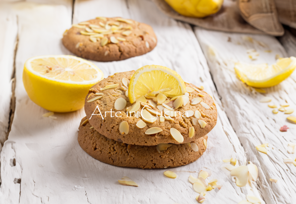 Galletas blandas de almendra y limón