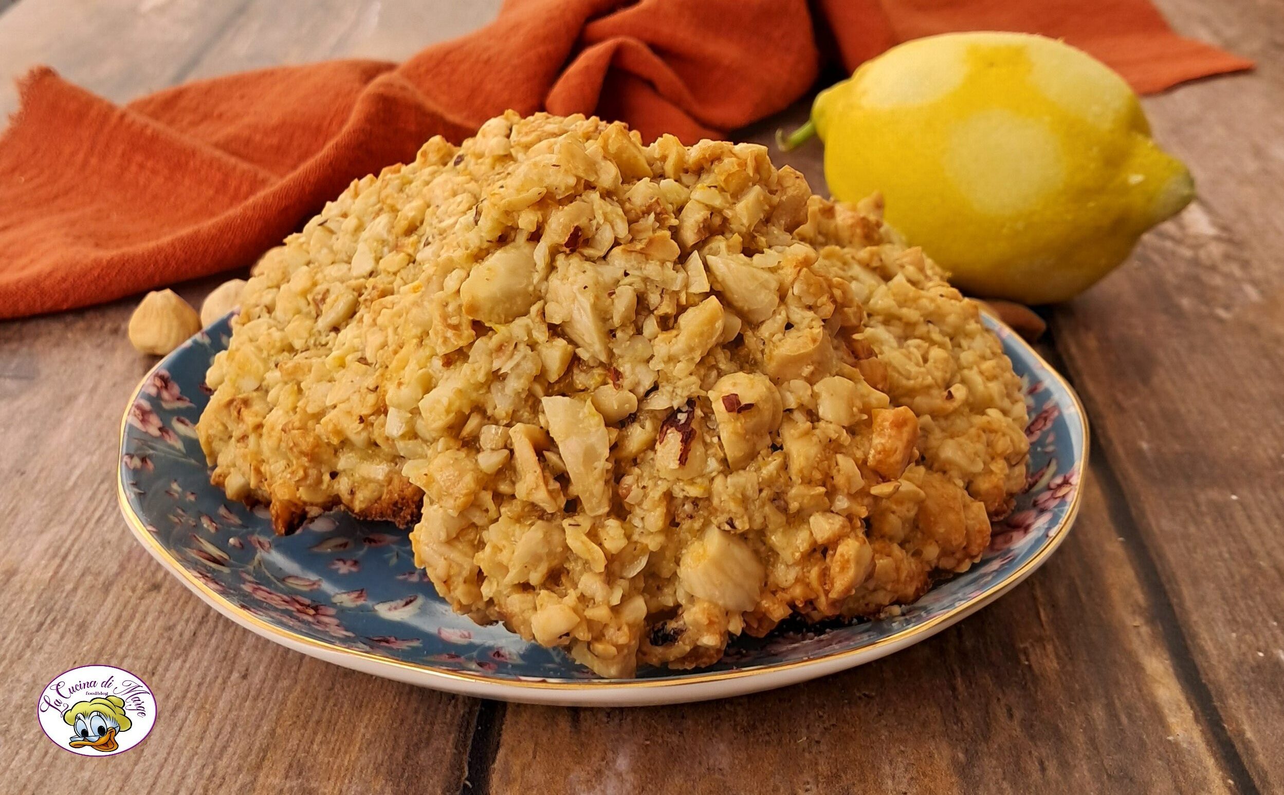 Galletas rústicas con almendras y avellanas