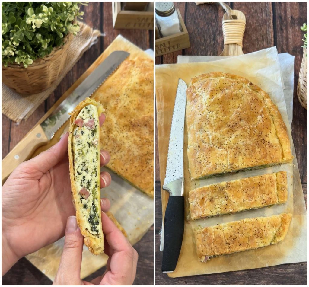 gran raviol con hojaldre