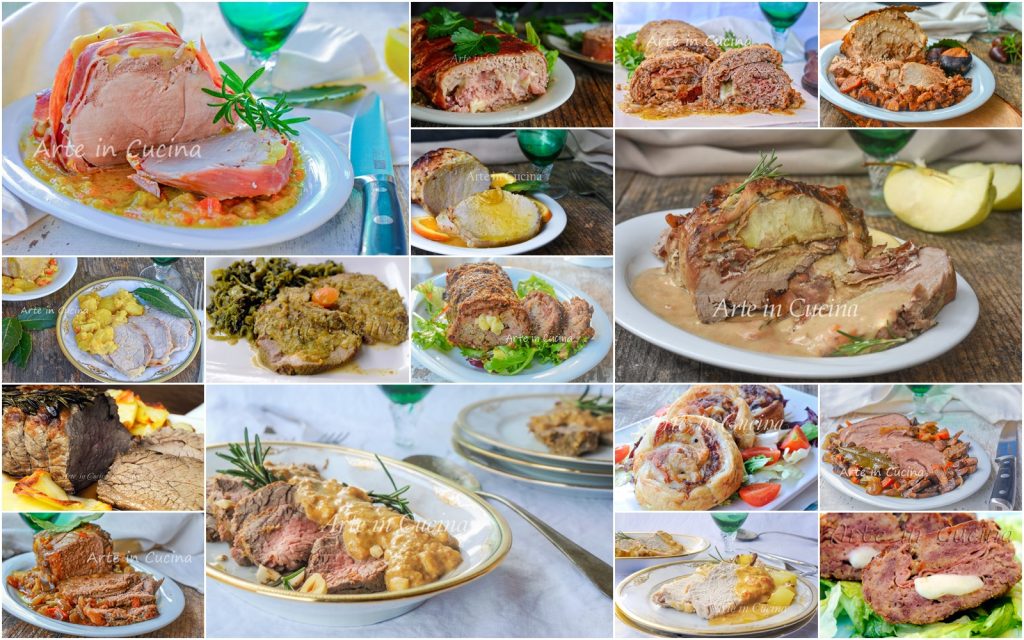 Lomo de cerdo y albóndigas para Navidad