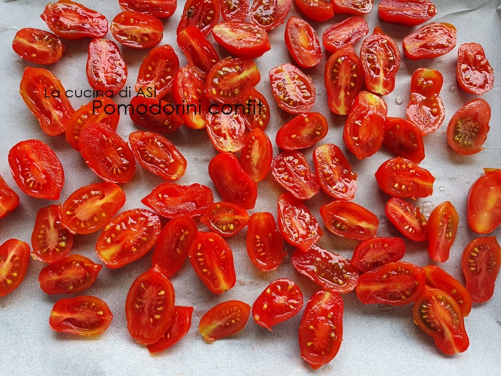 tomatitos cherry confitados