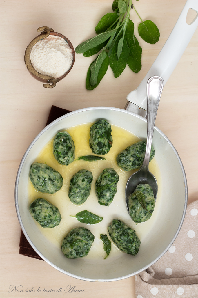 malfatti ricotta y espinacas