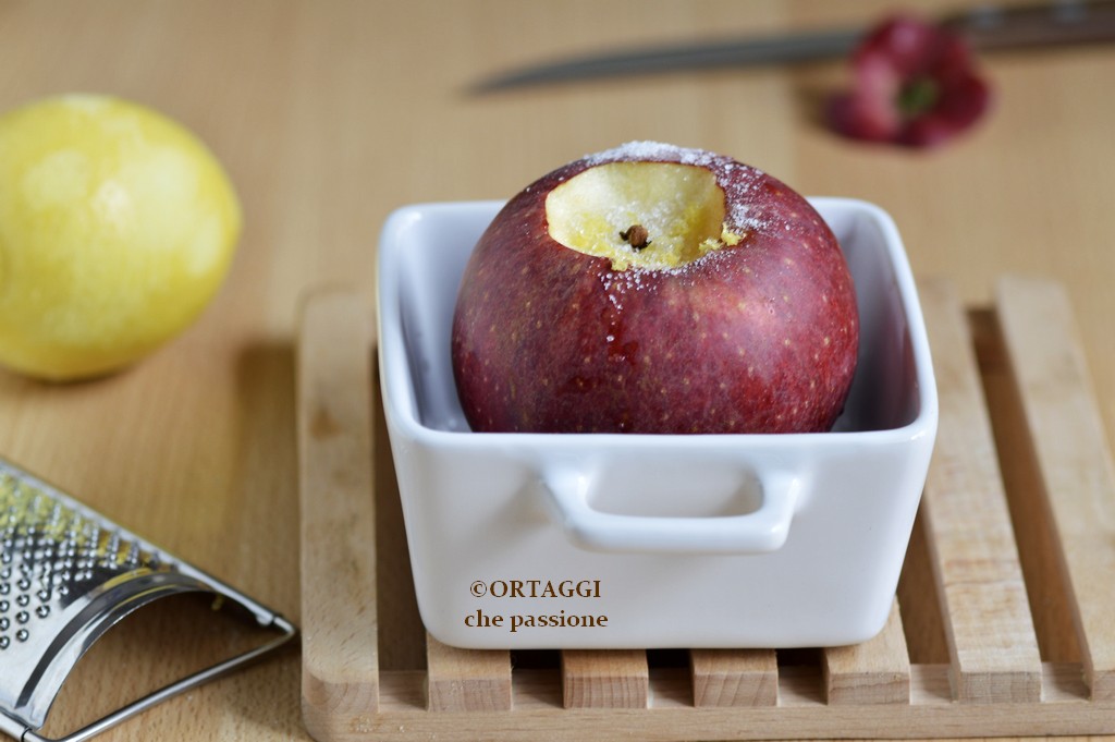 manzana aromatizada lista para cocción en horno, microondas o freidora de aire