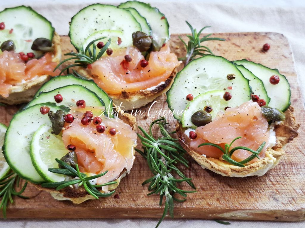 MINI QUICHE al SALMÓN con pan de molde