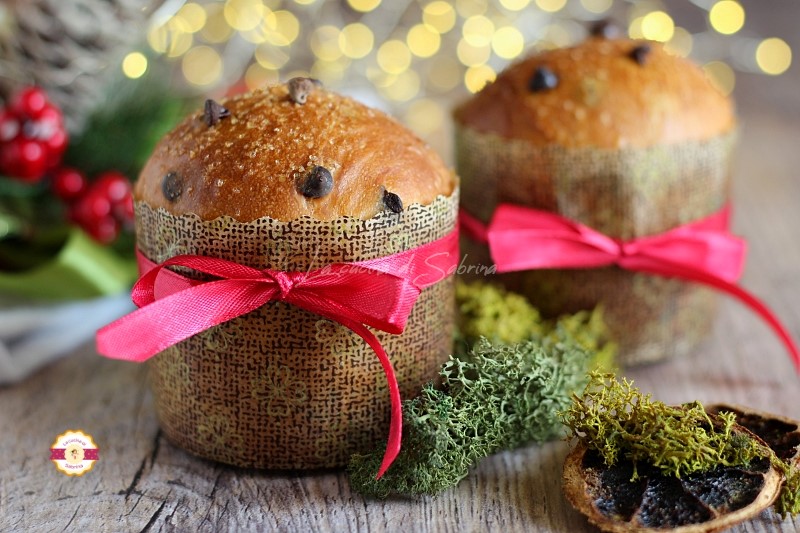 Mini panetones suaves sin mantequilla