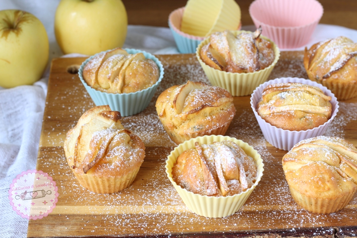 MUFFINS CON MANZANAS los pastelitos más deliciosos con manzanas