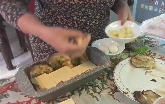 Pastel de lasaña a la parmesana ligera