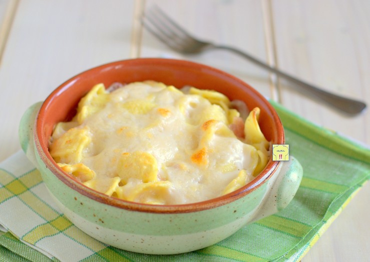 Orecchiette al horno en blanco