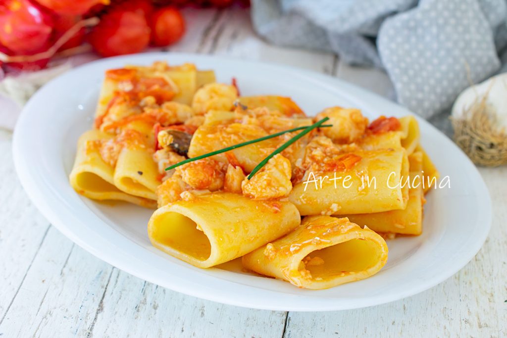 Paccheri con pescadilla
