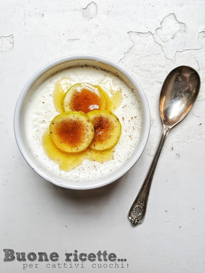 panna cotta higos y canela