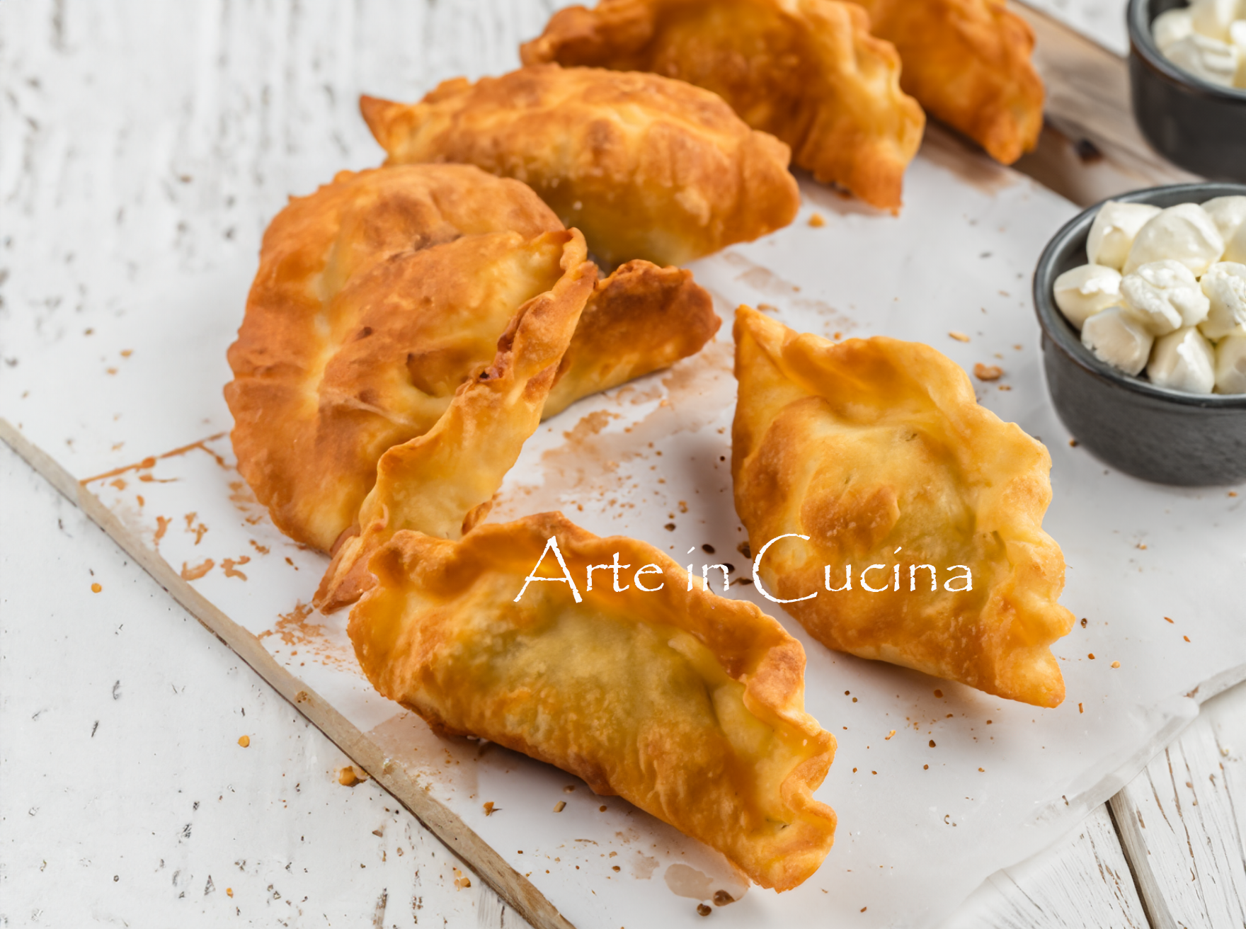 Panzerotti en 10 minutos con mozzarella