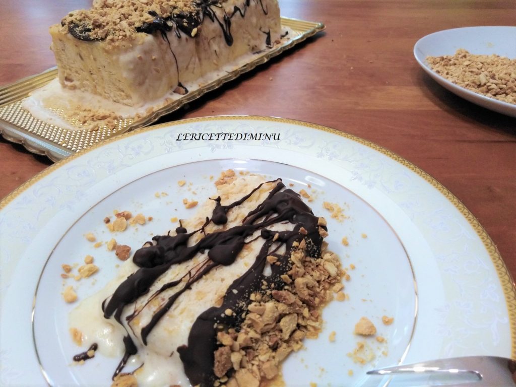 Parfait de almendras con yemas pasteurizadas