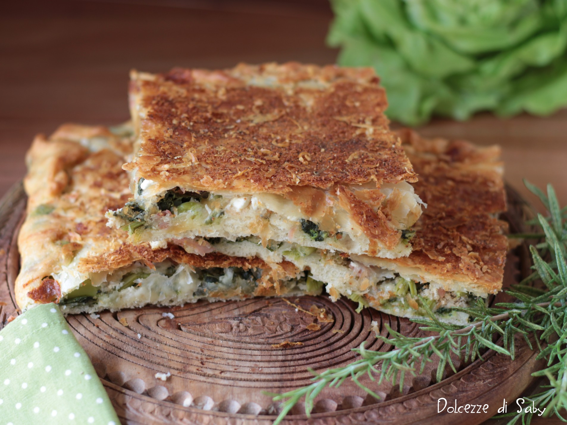 Parigina con verduras