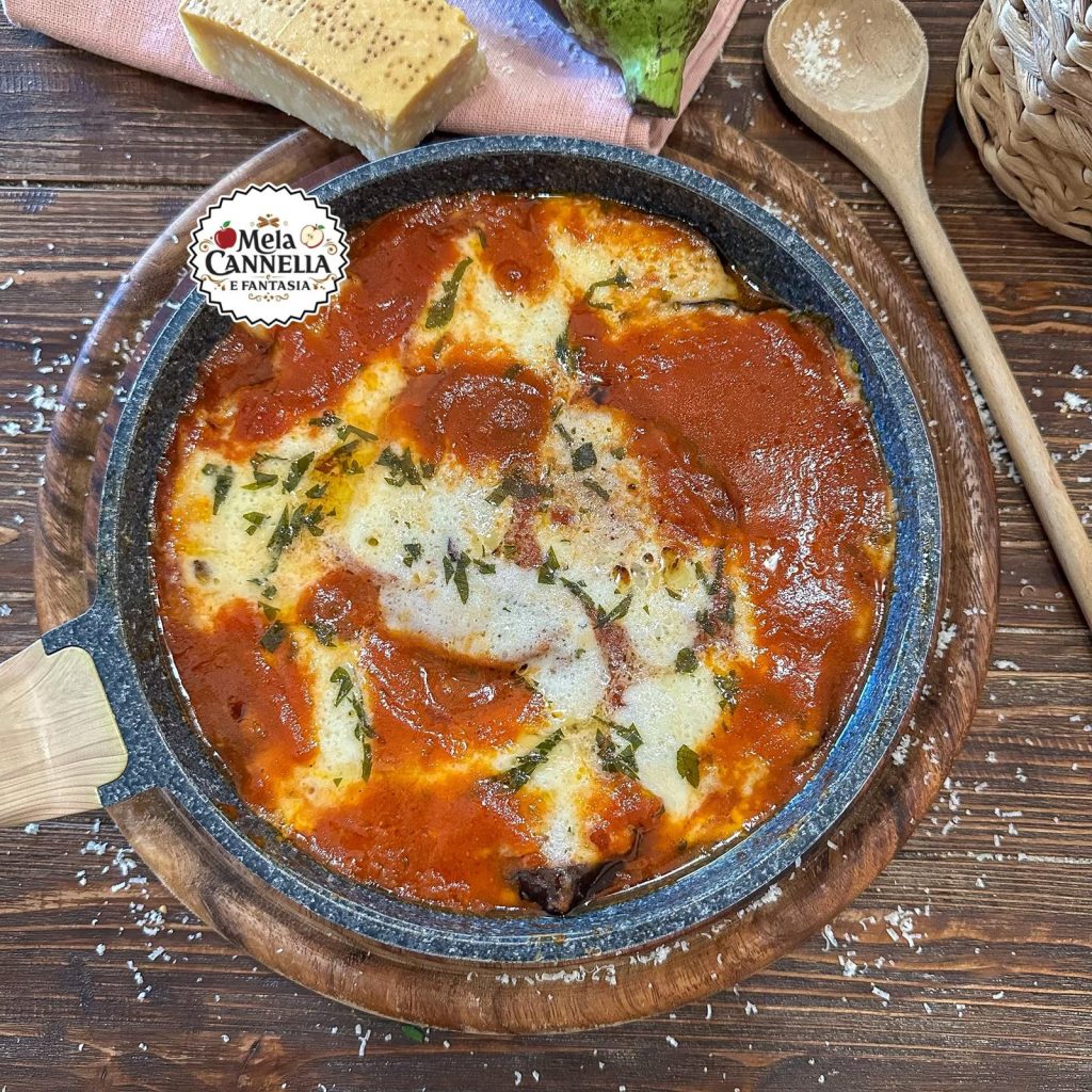 parmesana ligera en sartén