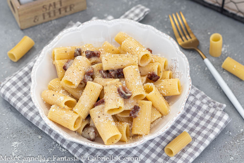 Pasta alla gricia, plato antiguo de la cocina romana