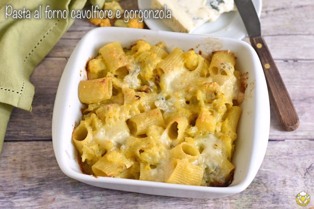 pasta al horno con coliflor y gorgonzola receta timbal de pasta invernal sabroso con coliflor amarillo el grano de maíz