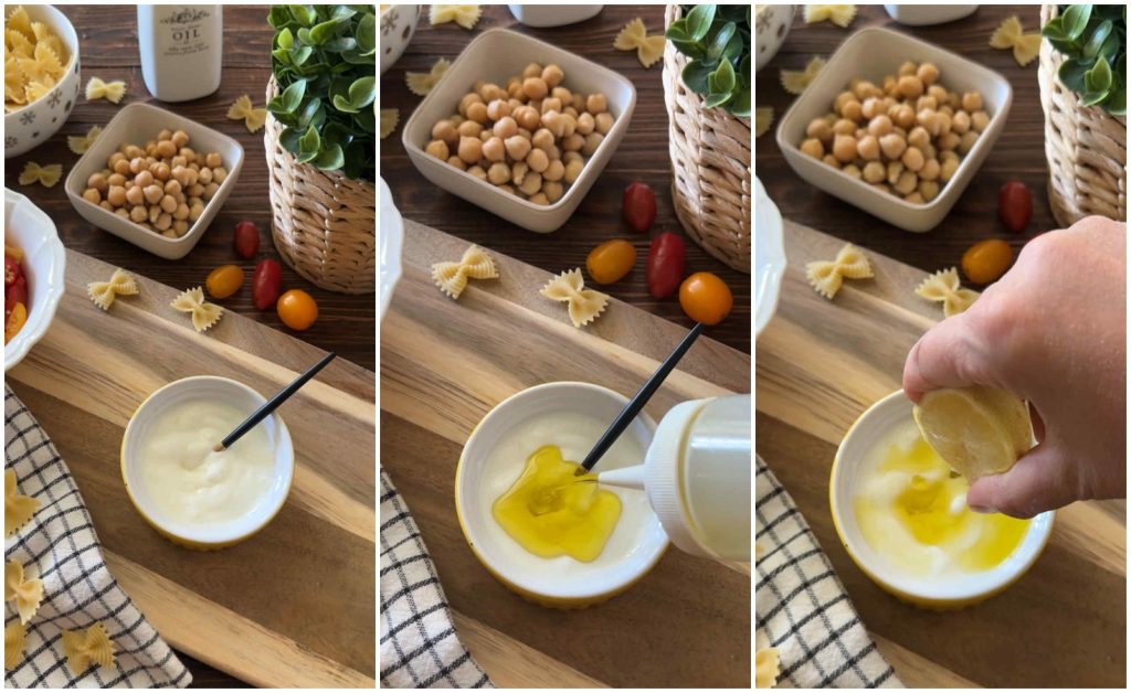 pasta fría estival con berenjenas