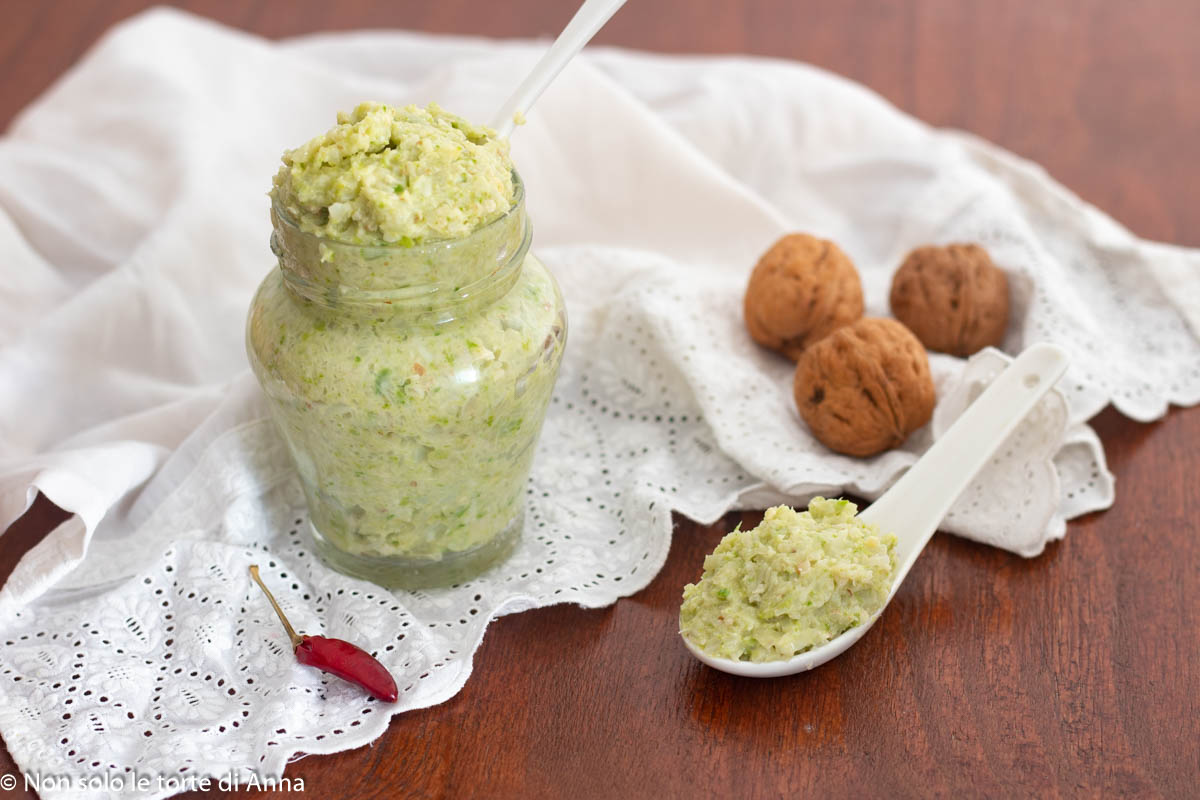 Pesto de coliflor y nueces