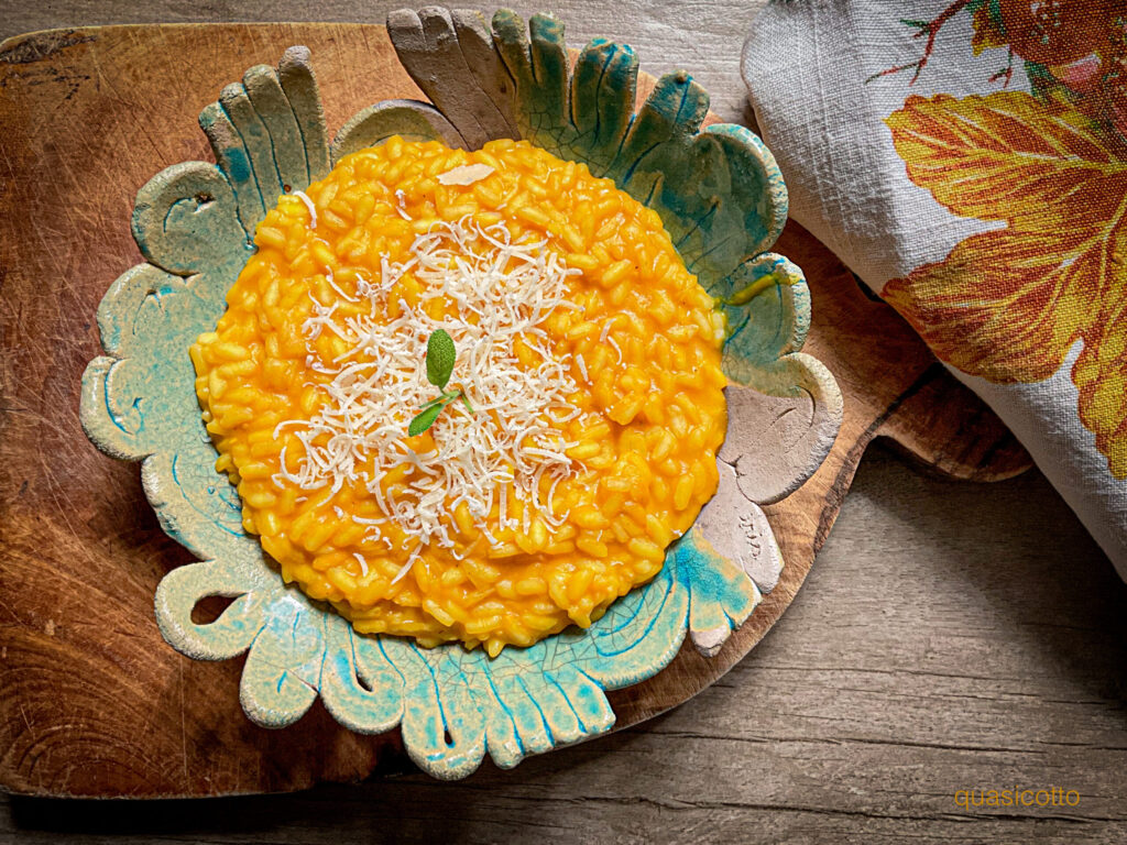 Risotto con calabaza realmente sencillo