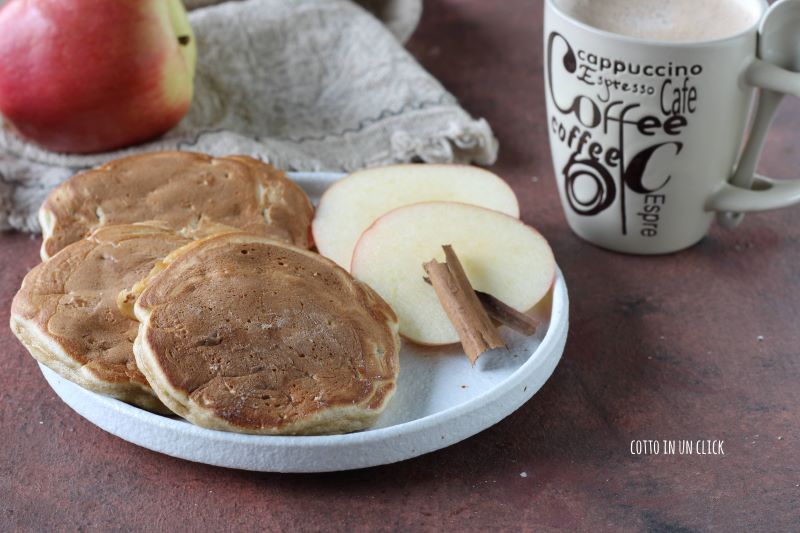 pancake de manzana y canela