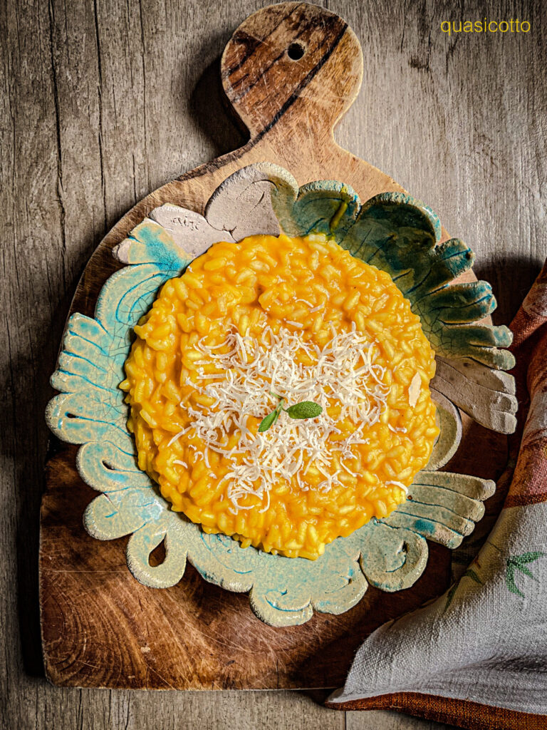 risotto con calabaza realmente sencillo