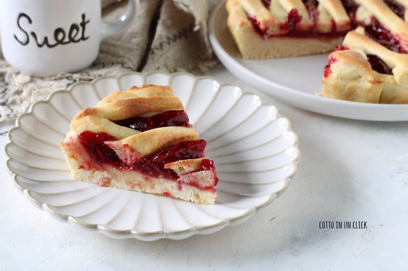 tarta de yogur y mermelada