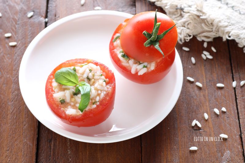 tomates rellenos de arroz