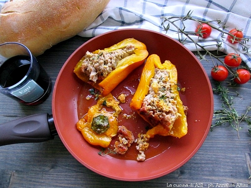 Pimientos rellenos – Receta plato único
