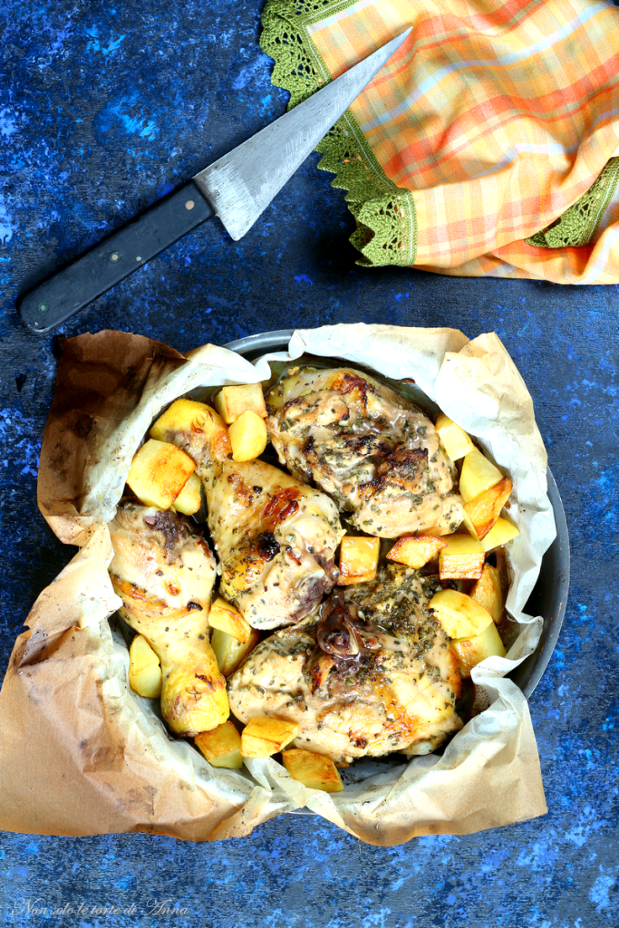 pollo asado marinado