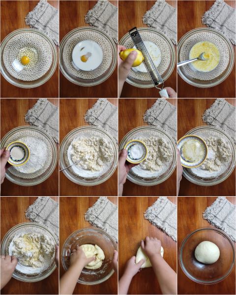 preparación de la masa