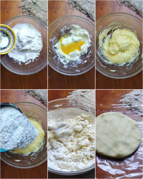 preparación de la masa quebrada