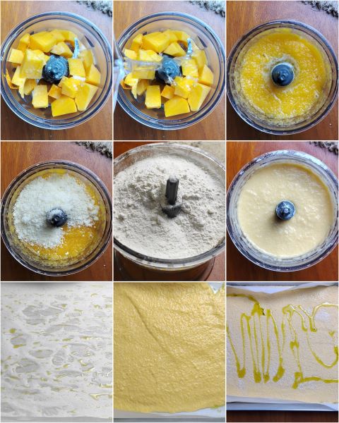 preparación de la schiacciata de calabaza