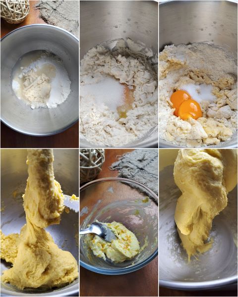 preparación del pandoro rápido