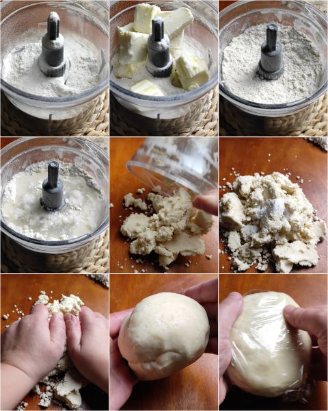 preparación de la masa brisa