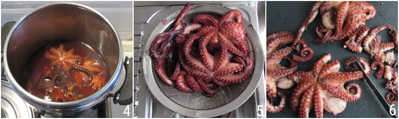 pulpo en olla a presión tiernísimo tiempos de cocción con pulpo fresco o congelado el chicco di mais 2 cocer el pulpo