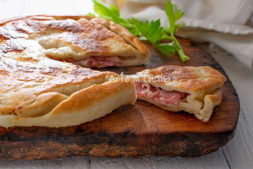 Quiche blanda salada con jamón