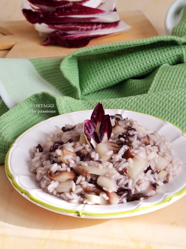 risotto al radicchio rojo receta de la abuela