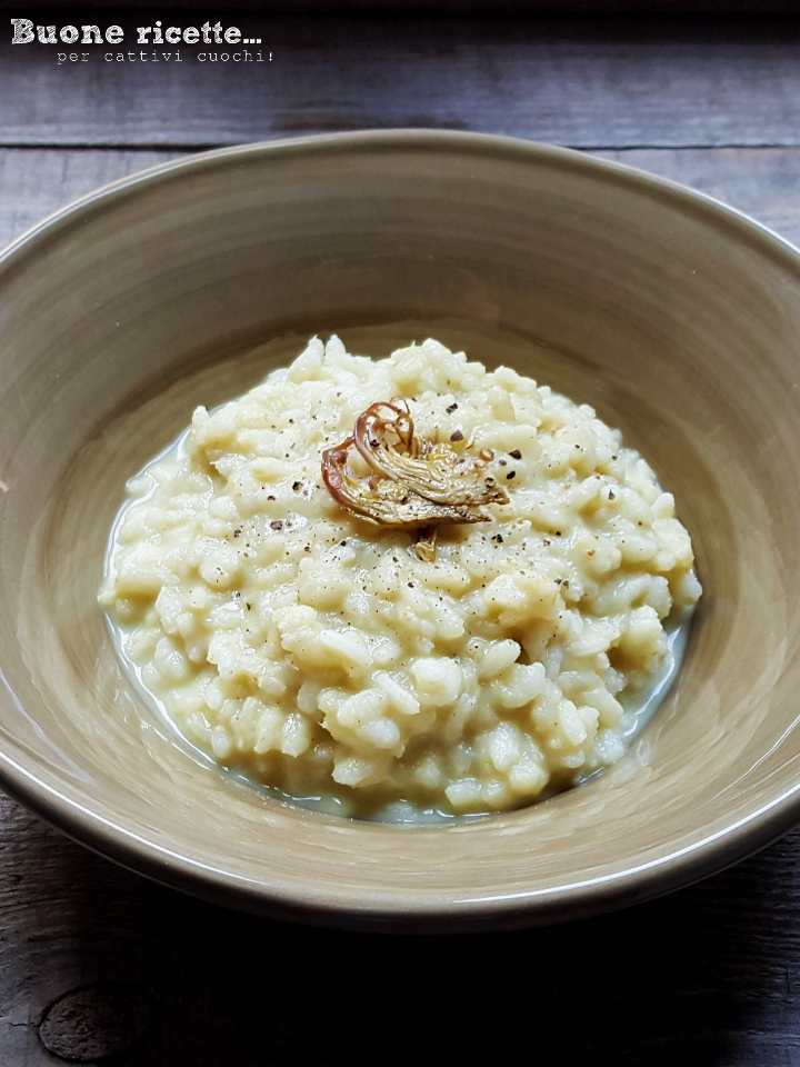 risotto con alcachofas