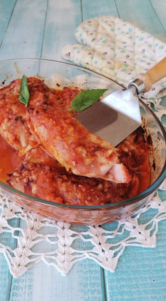 rollitos de mortadela