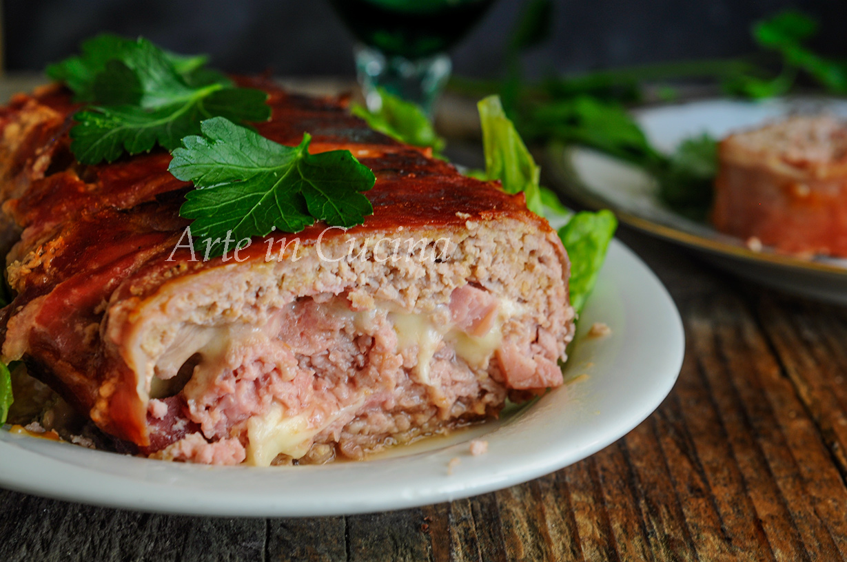 Rollo de pavo en costra de speck