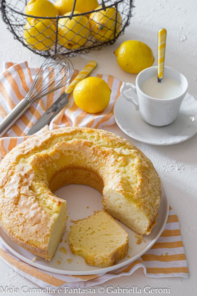 rosca de limón sin mantequilla